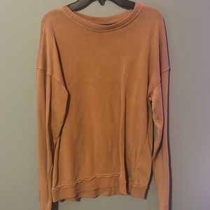 Light orange crewneck